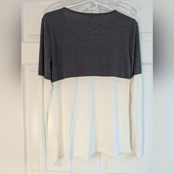 NWT | Pixley | Matata Faux Suede Pocket Knit Top | Dark Grey | S - Picture 4 of 7